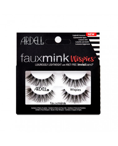 ARDELL FAUX MINK LASHES WISPIES TWIN PAC...