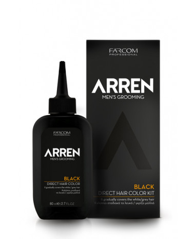 FARCOM ARREN DIRECT HAIR COLOR KIT BLACK